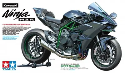 Produktbild von Tamiya Kawasaki Ninja H2R, Motorradmodell, Montagesatz, 1:12, Kawasaki Ninja H2R, Kunststoff, Landfahrzeugmodell