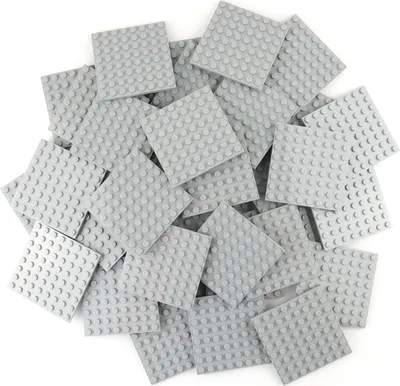 Produktbild von LEGO® 8x8 Platten Bauplatten Hellgrau - 41539 NEU! Menge 10x