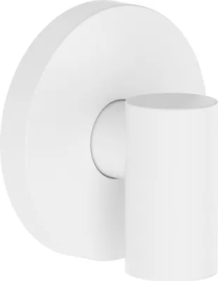 Produktbild von hansgrohe Wandanschluss Fixfit Fine m Rückflussverh., S, rund, mattweiß