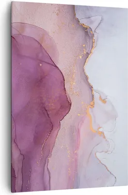 Produktbild von Bild auf Leinwand - Leinwandbild - Einteilig - Marmor Pink Violett - 70x100cm - Wand Bild - Wanddeko - Wandbilder - Leinwanddruck - Wanddekoration - Leinwand bilder - Wandbild - PA70x100-4668
