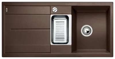 Produktbild von BLANCO METRA 6 S, Top-mount, Eckig, Edelstahl, 100 cm, 50 cm, 19 cm