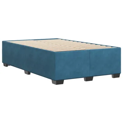Produktbild von Bettgestell Blau 120x190 cm Samt