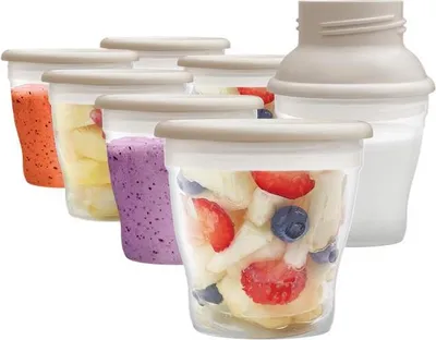 Obrázek produktu pro Concept ZM4000, Sada, Lahvička s kapátkem, Polypropylen (PP), 180 ml, Průhledná, Bílá, 7 kusů