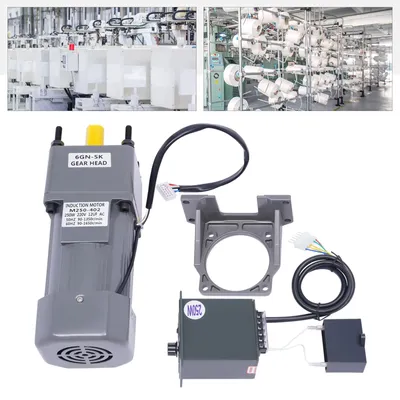 Produktbild von Wechselstrom-Getriebemotor - 250 W - 220 V - Drehzahlregler - Einstellbare Drehzahl - 5.000 U/min - Montagehalterung