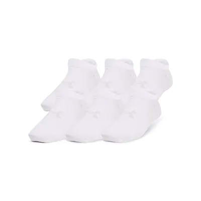Zdjęcie produktu dla Under Armour UA Yth Essential No Show 6pk-WHT - S