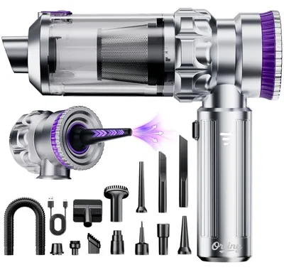 Handstaubsauger kabellos 28000 PA 4-in-1 leicht für Auto & Zuhause