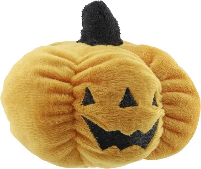 Produktbild von Herbstdeko Kürbis Plüsch 10 cm orange-braun