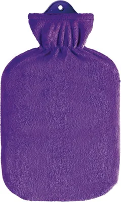 Produktbild von Sänger 2 Liter Wärmflasche Bettflasche Wärmeflasche Gummi Wärmekissen Strukturbezug