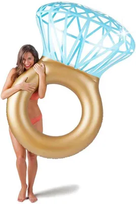 Immagine prodotto di Pneumatico galleggiante gonfiabile con anello a diamante