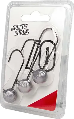 Produktbild von Monkey Lures Hook Raw - 3 Jighaken, Größe/Gewicht:Gr. 2/0 / 12g