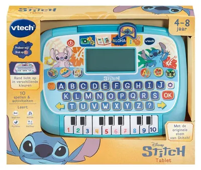 Produktbild von VTech Stitch Tablet, 4 Jahr(e), Mit Ton, Sprachfunktion, Batterien erforderlich, AA, Kunststoff