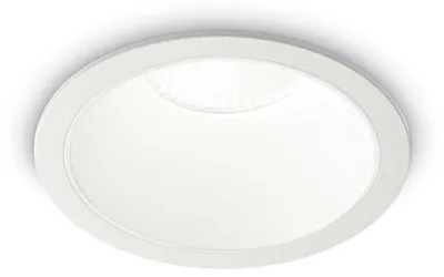 Produktbild von Ideal Lux LED-Einbaustrahler, rund, weiß, 192291, 11 W, 850 lm, 3000 K, Schutzart IP20
