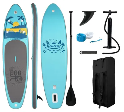 Immagine prodotto di Tavola da paddleboard, elevata stabilità, set di accessori completo, blu