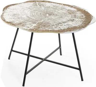 Produktbild von Design Couchtisch Beistelltisch Wohnzimmer Tisch Kaffeetisch Rund