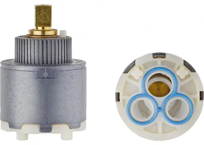 Imagen del producto de Cartucho desviador de 35 mm, con 2 salidas para tuberías