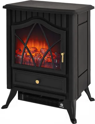 Produktbild von Syntrox Germany Elektrokaminofen 2000W mit Flammeneffekt freistehend schwarz