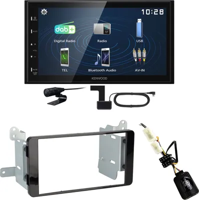Produktbild von Kenwood DMX129DAB DAB+ Bluetooth USB Einbauset für Mitsubishi L200 ab 2016