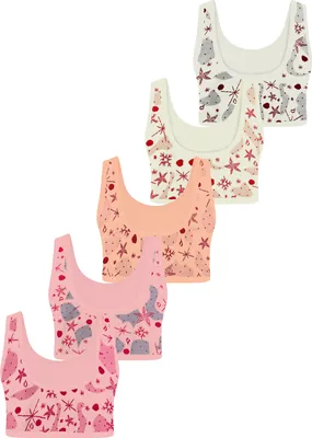 Produktbild von 5er Set Mädchen Bustier BH - Mix - Bunt