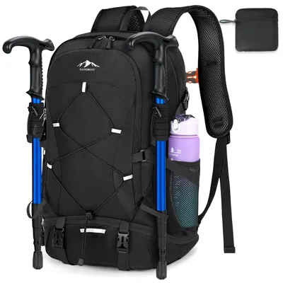 Produktbild von Wanderrucksack Faltrucksack Trekkingrucksack - 40 Liter - Leicht - Wasserdicht - Für Wandern und Camping