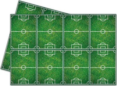 Produktbild von Kunststoff-Tischdecke Fußball Party 120 x 180 cm Fußballfeld - Einheitsgröße