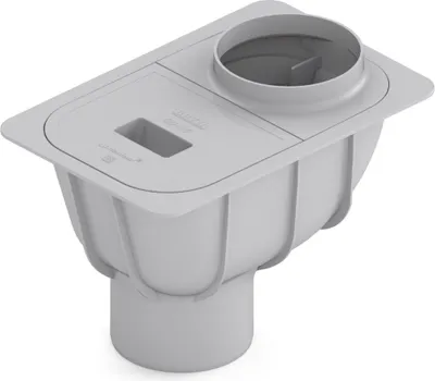 Produktbild von BRYZA Regenrohrablauf - GEIGER Ø 110 mm, Grau RAL eigen