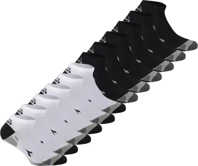 Produktbild von Diadora Uni Sneaker Sportsocken, 12er Pack - Socken, Mehrfachpackung, Logo, Muster Schwarz/Weiß 43-46