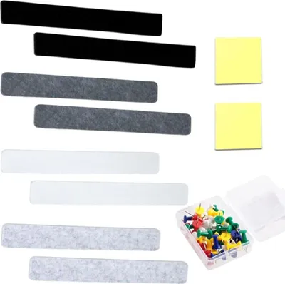 Produktbild von Selbstklebendes Korkboard - 8 Stück - Wanddekoration - Memoboard