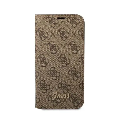 Produktbild von Guess Gubkp14Shg4Shw Iphone 14 6.1 Braun/Braunes Buch 4G Vintage Gold Logo