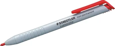 Produktbild von Trockenmarker omnichrom nonpermanent rot Packung mit 5 Stück