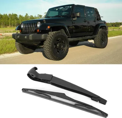 Produktbild von Auto-Heckscheiben-Scheibenwischerarm-Set, passend für Jeep Wrangler 2007–2016