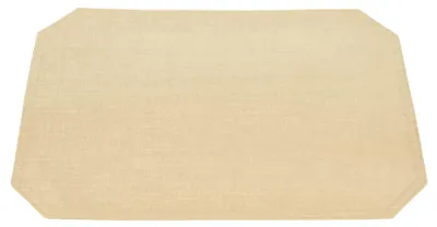 Produktbild von Tischset Platzset creme 35x50 cm Untersetzer wasserabweisend Leinenoptik