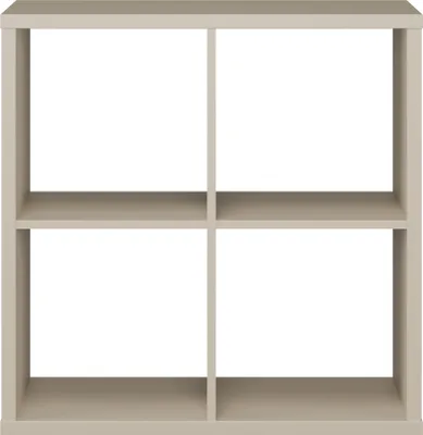 Produktbild von Regal >MAURO< in Taupe - 72,7x72,8x32,9cm (BxHxT)