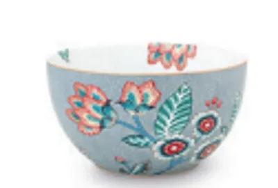 Produktbild von PIP STUDIO Flower Festival Bowl Light Blue 12 cm