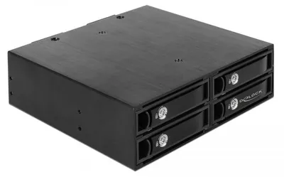 Produktbild von Wechselrahmen 5.25 für 4 x 2.5 SATA / SAS HDD / SSD 12 Gb/s Delock