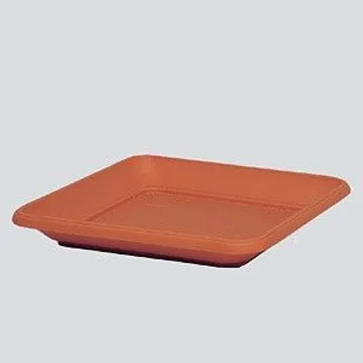 Produktbild von Manna Untersetzer "Quadro Similcotto" 35 cm, terracotta aus Polypropylen