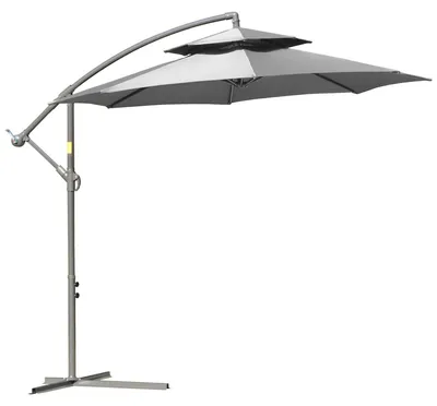 Productafbeelding van Parasol - Stokparasol - Zweefparasol - Buitenparasol - Terrasparasol - Extra Groot Ø2,67 m