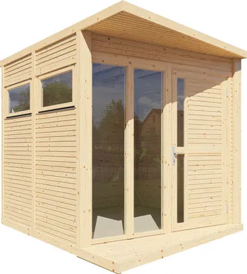 Produktbild von Gartenhaus Bertilo Concept Office inkl. Fußboden 237 x 310 cm natur