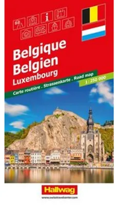 Obrázek produktu pro Hallwag Road Map Belgie 1:250 000