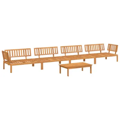 Produktbild von vidaXL 5-tlg. Garten-Sofagarnitur aus Paletten Massivholz Akazie