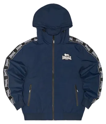 Image de Veste pour homme avec capuche, coupe normale OUSTON Bleu marine/Noir/Blanc S Lonsdale