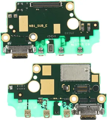 Produktbild von Ladebuchse für Nokia 8 USB-C Platine Mikrofon Ladeanschluss Lade Eingang