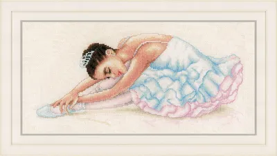 Produktbild von Vervaco Kreuzstich Set "Ballett", Zählmuster, 38x19cm