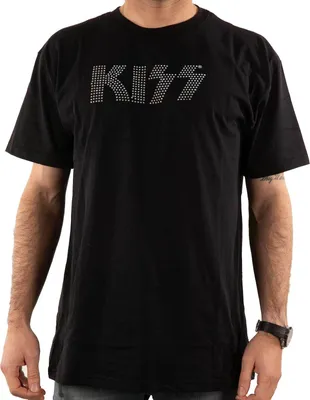 Produktbild von Kiss - T-Shirt Logo für Herren/Damen Uni RO8063 (L) (Schwarz)