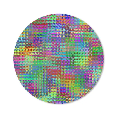 Produktbild von MuchoWow® Mauspad Mousepad Psychedelisch - Muster - Regenbogen 20x20 cm - Mousepads - Maus Mat - Pad - Mausunterlage - Schreibtischmatte