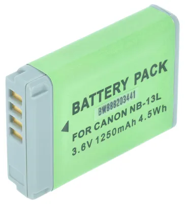 Produktbild von vhbw Akku kompatibel mit Canon PowerShot G5 X, G7 X Mark II, G1 X Mark III, G7 X Mark III, G5X Mark II, G7 X, G9 X Kamera (1250 mAh, 3,7 V, Li-Ion)
