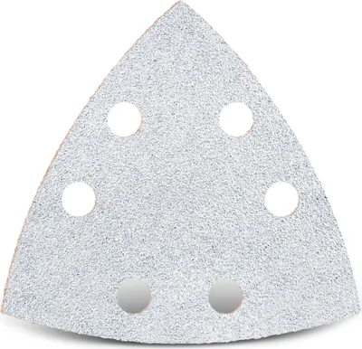 Produktbild von MENZER White Klett-Schleifblätter, 93 mm, 6-Loch, f. Deltaschleifer, Normalkorund (50 Stk.) K320