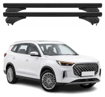 Produktbild von Menabo Dachträger Grundtäger für Chery Tiggo 8 2024-2026 Aluminium Schwarz 2 tlg, KI-generiertes Bild