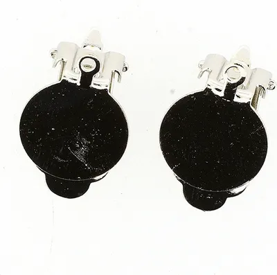 Produktbild von Ohrclip mit Platte u, Öse platinfb, 10 mm