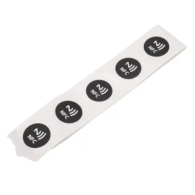 Obrázek produktu pro 30 kusů NFC tagů, PVC, vodotěsné, 144 bajtů programovatelných NFC štítků pro telefony TagMo, černé