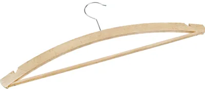Produktbild von Peggy Perfect Holz-Kleiderbügel mit Steg und Einschnitt
